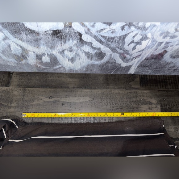 7 Diamonds Mens Shirt Extra Large Button Down Brown Striped Long Sleeve SZ XL​ - Picture 8 of 9